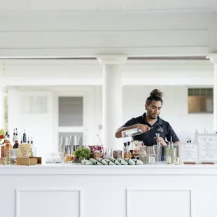 Beautiful bar front!