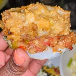 Fried Oysters Casino