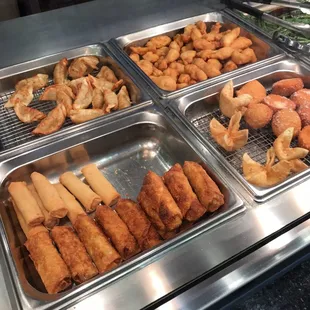 a variety of food items