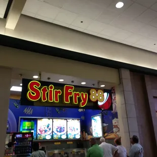 customers in a fast food restaurant