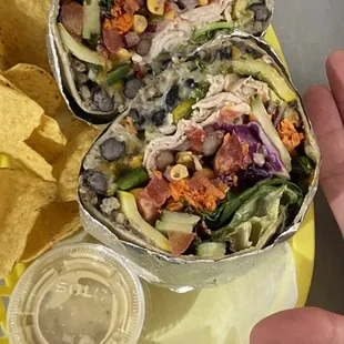 Delicious burrito