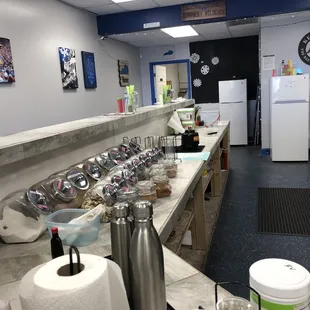 Behind the scenes toppings