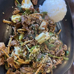 beef and vegetables