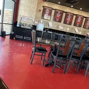 Inside the store