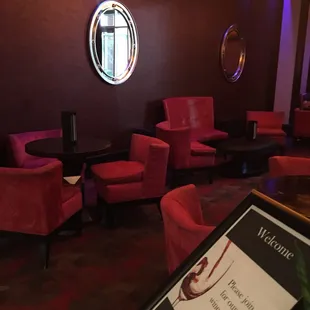 One area that is secluded and private.