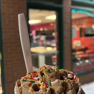 Rolled ice cream