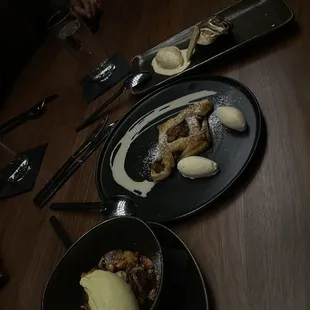 Desserts from chapter 5 of the menu