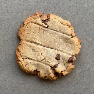 a chocolate chip cookie