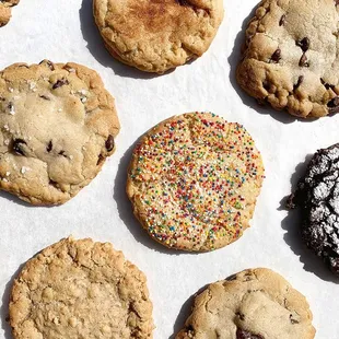Assorted gourmet cookies