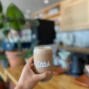 Cereal oat milk draft latte $6.50