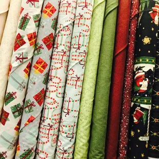 We have fabric at our location and we are ready for our early Christmas Crafters