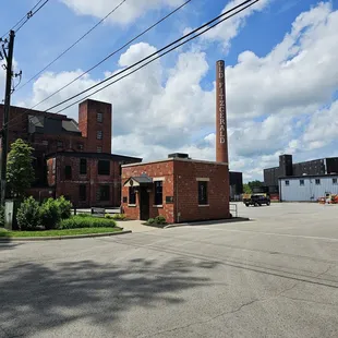 One of many buildings on the property