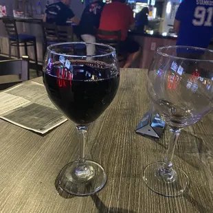 The wines here are enormous (picture doesn't do it justice)!