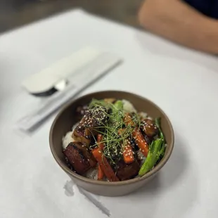 Wok fried signature pork belly