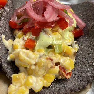 The creamed corn taco