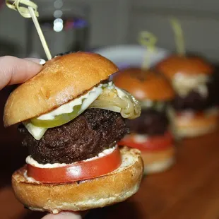 The Lil' BRGS stole the show; they were drool worthy. The buttery wagyu beef boasted a firm yet juicy texture with serious umami flavor.