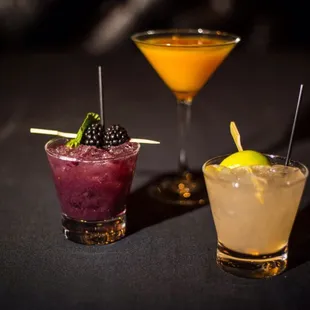 NEW cocktails - December 2016 (Black Cloud, Mango About Town, Sunrise on the Strip)