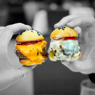 lil brg and shroom burger | @whaevaeats