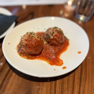Wagyu meatballs