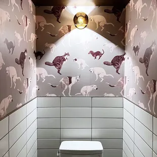 Bathroom wallpaper