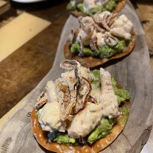 Shrimp Remoulade Tostadas