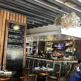 the interior of a restaurant