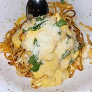 Jumbo Lump Crab Fried Spaghetti