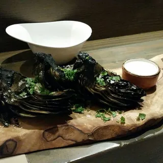 GRILLED GLOBE ARTICHOKES