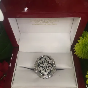 Stockdale Jewelers very own creation for a very special lady!