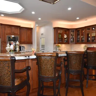 a view of the kitchen