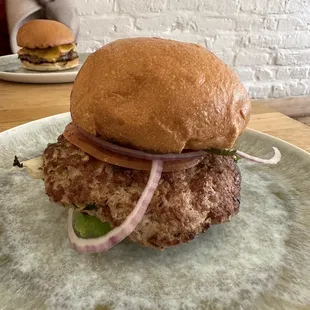 Yummy turkey burger!