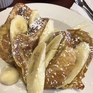 This is the bourbon sauce bananas foster French toast...