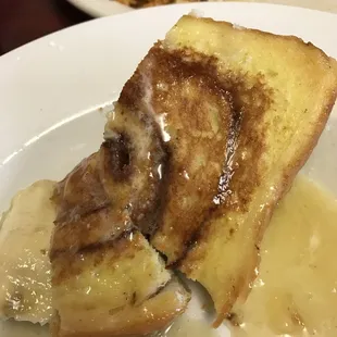 And seriously as if the total wasn't awesome enough then make it with cinnamon swirl HOMEMADE bread!