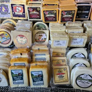 cheeses from Wisconsin