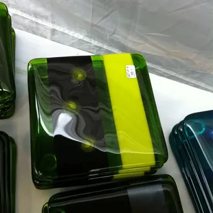 Cool hand made glass coasters part 2