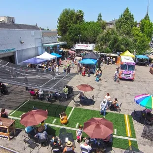 View from above at the inaugural Stockmarket on 5/2/15