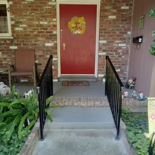 New railings for our front porch steps