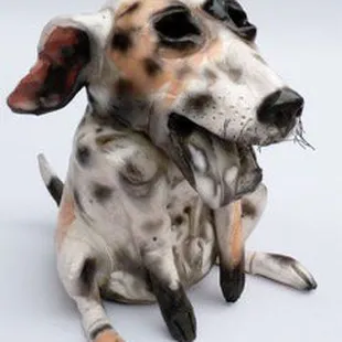 Hank, ceramic sculpture,  by Joe Mariscal