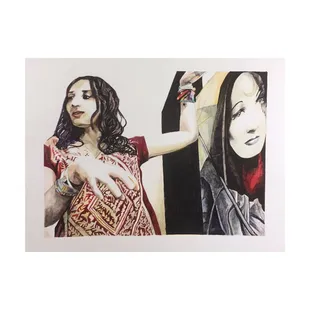 Melodie &amp; Marlene, Drawing, by Kelly Foley. August 2019