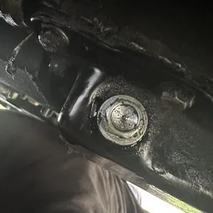 You can see the jb weld or whatever it was they used.