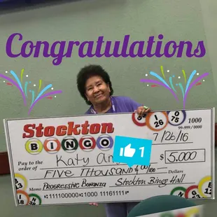 Progressive Bonanza Big Winner.