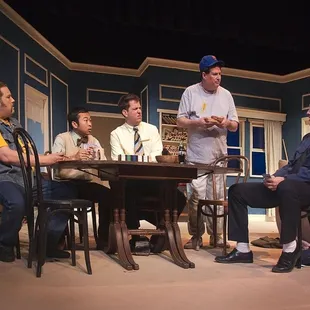 Oscar's pals in "The Odd Couple"