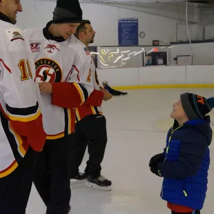 Kids Club Skate with the team 2015-16