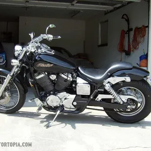 2003 Honda Shadow Spirit 750 and carry-in Tires to be mounted.
