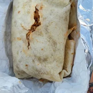 Burrito from Gus' Cantina