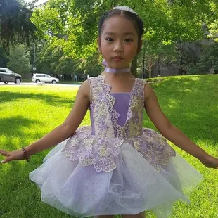 She is so ready for stage!