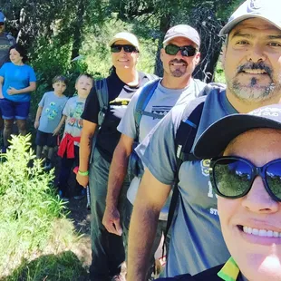 On our way to the swim hole/hike