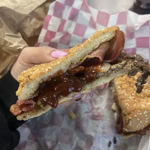 Single Bacon Burger Combo