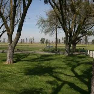 Grounds with gun ranges behind