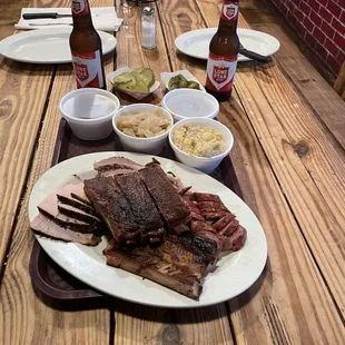 Sampler platter, Lone Star beer!